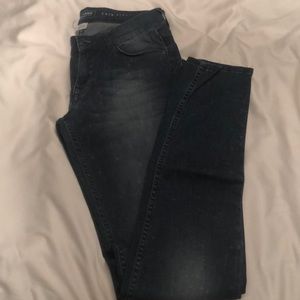 French Connection bleached skinny jeans